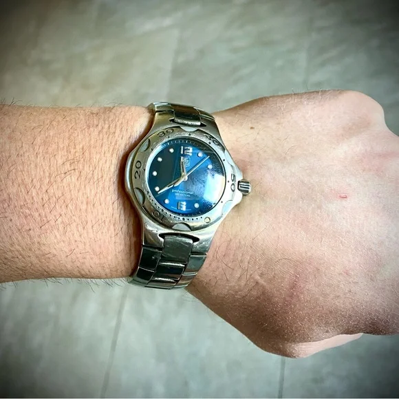 Special Edition Blue TAG HEUER “KIRIUM” Sunburst Dial Professional